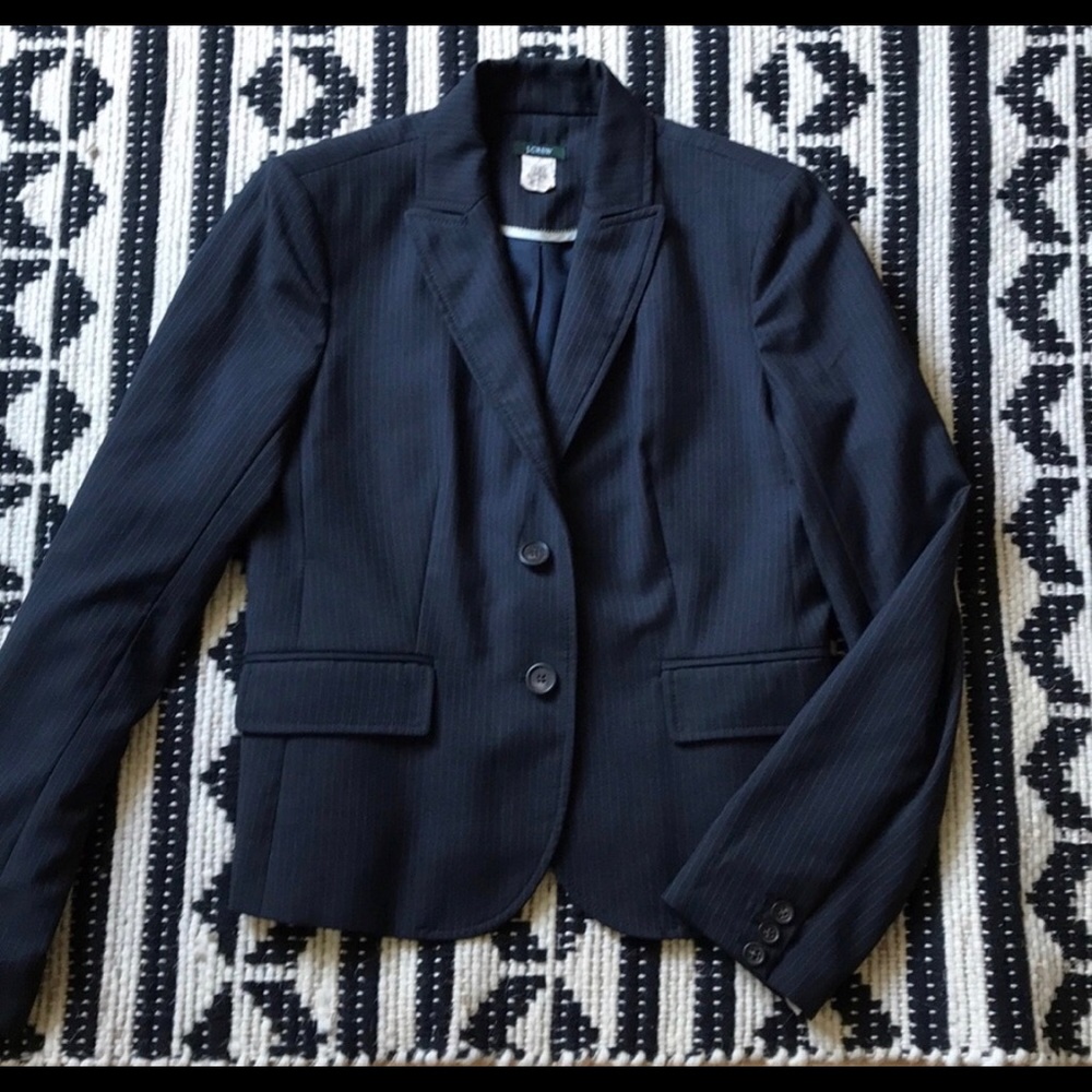 J. Crew Black/Navy Blazer